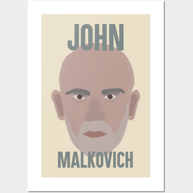 John Malkovich Head Wall Art by JorisLAQ